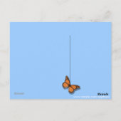 Ich vermisse Sie Postkarte (Rückseite)