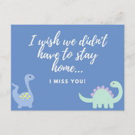 Ich vermisse Sie Postkarte