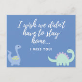 Ich vermisse Sie Postkarte (Vorderseite)