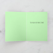 Ich vermisse Sie Whimsical Floral Heart Hübsch Karte (Innenseite)