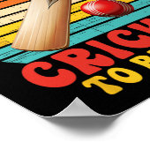 Ich vermisste Cricket, um hier Witz zu sein  Poster (Ecke)