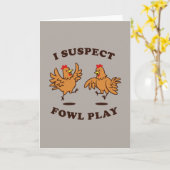 Ich vermute Geflügel-Spiel Karte (Gelbe Blume)