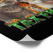 Ich verpflichte mich zu Steuerbetrug Funny Offensi Poster (Ecke)