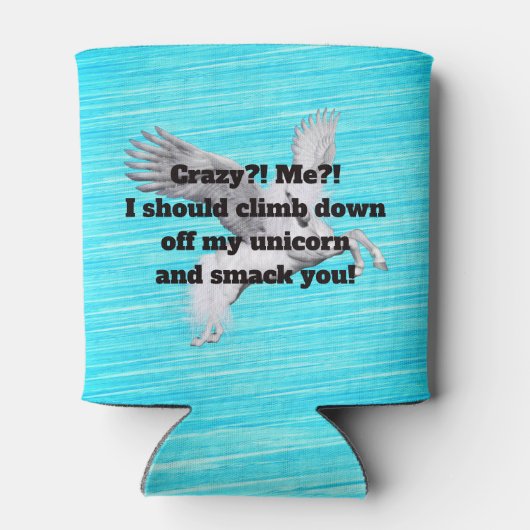 Ich? Verrückt? Dosenkühler (Rückseite)