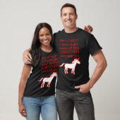 Ich verrückt erhalte hinunter weg von Einhorn und T-Shirt (Unisex)