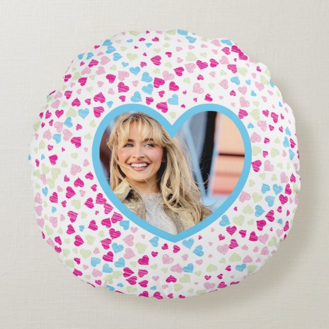 Ich verspreche Bleibe, wenn du versprichst, nie Ve Rundes Kissen (Vorderseite)