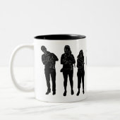 Ich verspreche, dass dieses mein letzter Welpe Zweifarbige Tasse (Links)