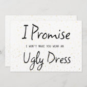 Ich verspreche, dass ich dich dazu bringen werde,  (Vorne/Hinten)