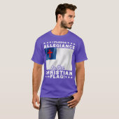 Ich verspreche der Christlichen Flagge Jesus T-Shirt (Vorne ganz)