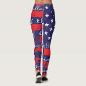 Ich verspreche die Flagge Leggings (Rückseite)