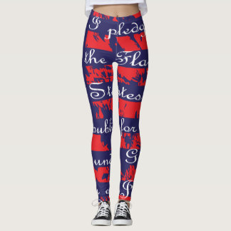 Ich verspreche die Flagge Leggings