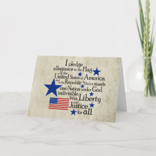 Ich verspreche die Legitimation für die Flagge Karte