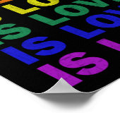 Ich verspreche, die Liebe LGBT-Q Stolz zu lehren, Poster (Ecke)