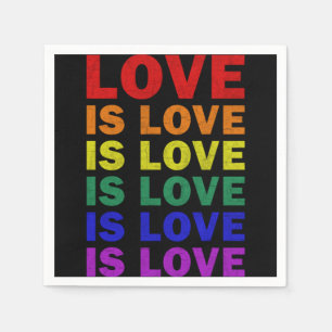 Ich verspreche, die Liebe LGBT-Q Stolz zu lehren, Serviette