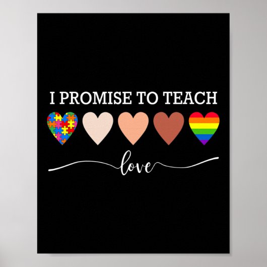 Ich verspreche, die Liebe zu schulen, dass sie sic Poster (Vorne)