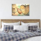 Ich verspreche dir meine Herzkunst Leinwanddruck (Insitu (Schlafzimmer))