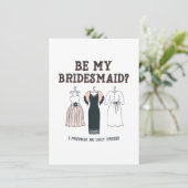 Ich verspreche kein hässliches Kleid Funny Bridesm Karte (Stehend Vorderseite)