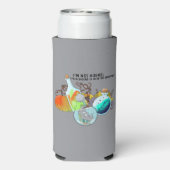 Ich verstecke mich nicht; ich vermische mich in lu selters dosenkühler (Seltzer Rückseite)