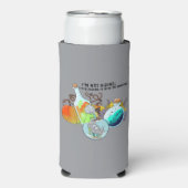 Ich verstecke mich nicht; ich vermische mich in lu selters dosenkühler (Seltzer Vorderseite)