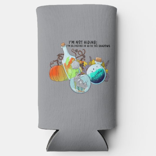 Ich verstecke mich nicht; ich vermische mich in lu selters dosenkühler (Vorderseite)