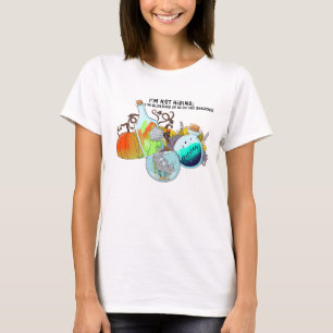Ich verstecke mich nicht; ich vermische mich in lu T-Shirt