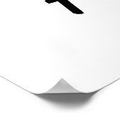 Ich verstehe das Geschenk für die blaue Kundgebung Poster (Ecke)