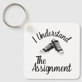 Ich verstehe das Geschenk für die blaue Kundgebung Schlüsselanhänger