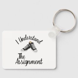 Ich verstehe das Geschenk für die blaue Kundgebung Schlüsselanhänger