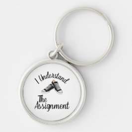 Ich verstehe das Geschenk für die blaue Kundgebung Schlüsselanhänger