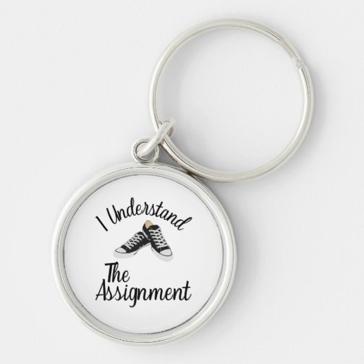 Ich verstehe das Geschenk für die blaue Kundgebung Schlüsselanhänger (Vorne)