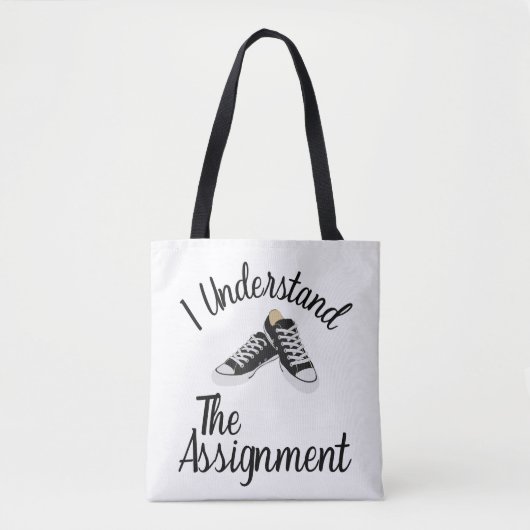 Ich verstehe das Geschenk für die blaue Kundgebung Tasche (Vorderseite)