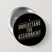 Ich verstehe den Auftrag 2024 von Vote Kamala Button (Vorne & Hinten)