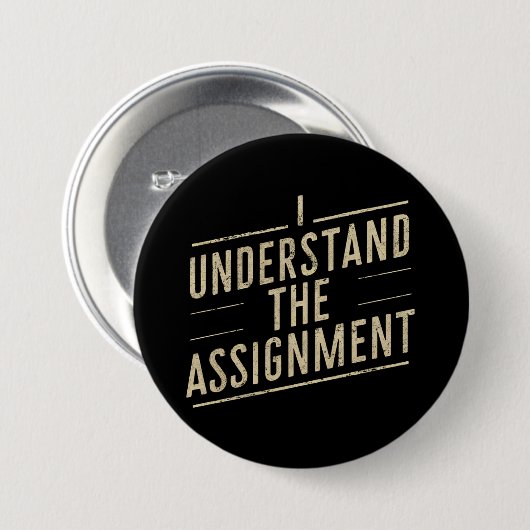 Ich verstehe den Auftrag 2024 von Vote Kamala Button (Vorne & Hinten)