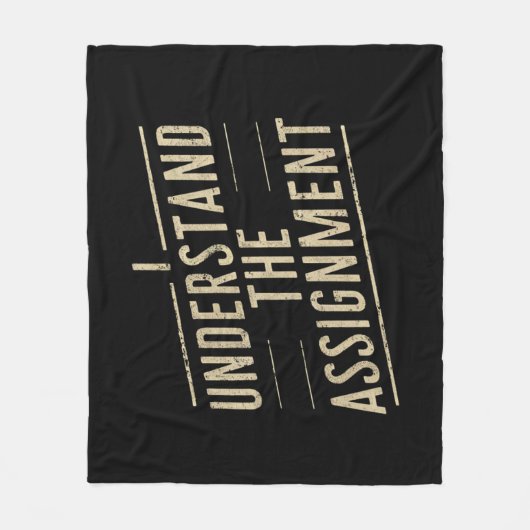 Ich verstehe den Auftrag 2024 von Vote Kamala Fleecedecke (Vorderseite)