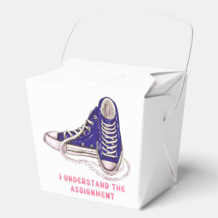 Ich verstehe die Art der "Assignment Blue Sneakers Geschenkschachtel