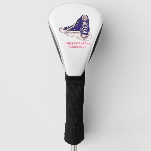 Ich verstehe die Art der "Assignment Blue Sneakers Golf Headcover (Vorderseite)