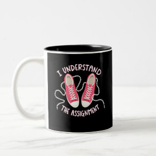 Ich verstehe die Assignationskrüge und Perlen Zweifarbige Tasse