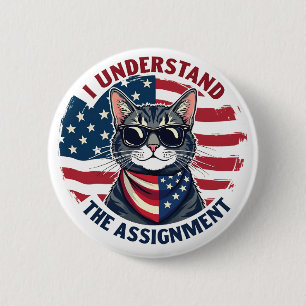 Ich verstehe die Aufgabe Harris Walz Cat Lady Button