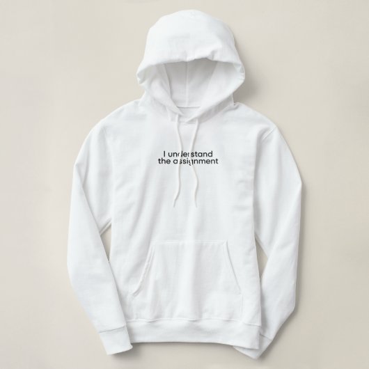 Ich verstehe die Zuordnung Hoodie (Design vorne)