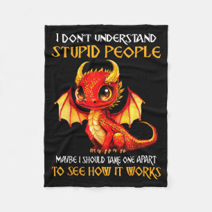 Ich Verstehe Hengst Menschen Süße Drachen Liebhabe Fleecedecke