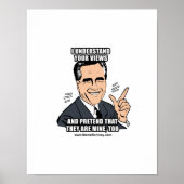 ICH VERSTEHE IHRE ANSICHTEN POSTER (Vorne)