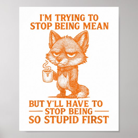 Ich versuche, aufhören zu wollen, ein Gemeines, ko Poster (Vorne)