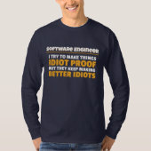Ich versuche, den Softwareingenieur zu testen T-Shirt (Vorderseite)