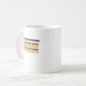 Ich versuche, die Dinge zu einem unabhängigen Soft Kaffeetasse (Vorderseite Links)
