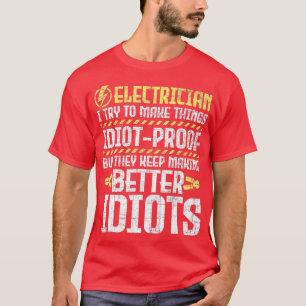 Ich versuche Dinge zu machenElektro-Elektronik-Lin T-Shirt