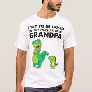 Ich versuche gut zu sein, aber ich nehme nach Groß T-Shirt