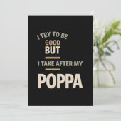 Ich versuche, gut zu sein, aber ich nehme nach mei einladung (Stehend Vorderseite)