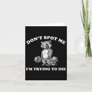 Ich versuche, Gym Raccoon Die Karte