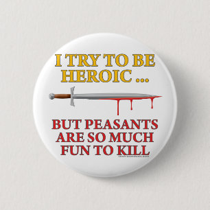Ich versuche, heroisch zu sein button