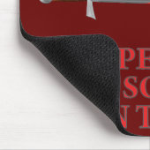 Ich versuche, heroisch zu sein mousepad (Ecke)